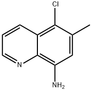 5-chloro-6-Methyl-8-quinolinaMine Structure