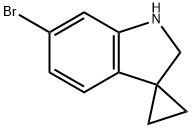 6'-溴螺[环丙烷-1,3'-吲哚啉],1379360-39-0,结构式