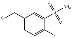5-(氯甲基)-2-氟苯磺酰胺, 1379371-14-8, 结构式