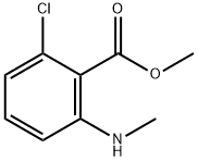 2-Chloro-6-MethylaMino-benzoic acid Methyl ester Struktur