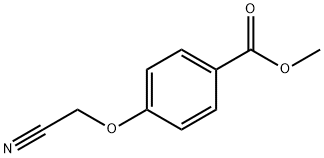 4-(氰基甲氧基)苯甲酸甲酯 结构式