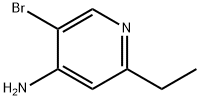 5-BroMo-2-ethylpyridin-4-aMine 化学構造式