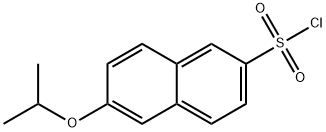 6-isopropoxynaphthalene-2-sulfonyl chloride Struktur