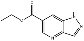 1H-Pyrazolo[4,3-b]pyridine-6-carboxylic acid, ethyl ester Struktur