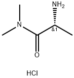 (R)-2-AMino-N,N-diMethylpropanaMide HCl Structure