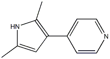 4-(2,5-DiMethyl-1H-pyrrol-3-yl)pyridine Struktur