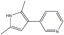 3-(2,5-DiMethyl-1H-pyrrol-3-yl)pyridine Structure