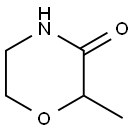 2-甲基吗啉-3-酮, 13882-80-9, 结构式