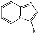 3-溴-5-氟咪唑并[1,2-A]吡啶 结构式