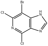 7-BroMo-4,6-dichloro-1H-iMidazo[4,5-c]pyridine 结构式