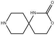 2-Oxo-3-oxa-1,9-diaza-spiro[5.5]undecane Struktur