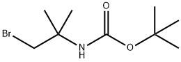 N-BOC-1-溴-2-甲基-2-丙胺,1391026-60-0,结构式
