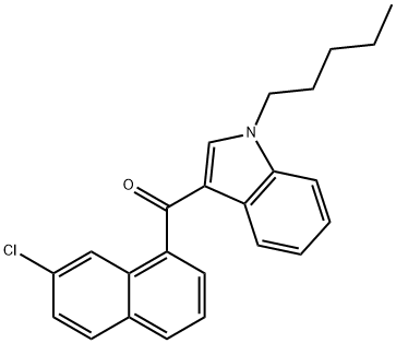 JWH 398 7-chloronaphthyl isomer 结构式
