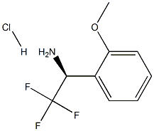 (S)-2,2,2-trifluoro-1-(2-Methoxyphenyl)ethanaMine hydrochloride Struktur