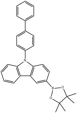 9H-Carbazole, 9-[1,1'-biphenyl]-4-yl-3-(4,4,5,5-tetraMethyl-1,3,2-dioxaborolan-2-yl)-