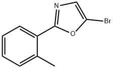 5-溴-2-(邻甲苯基)恶唑 结构式