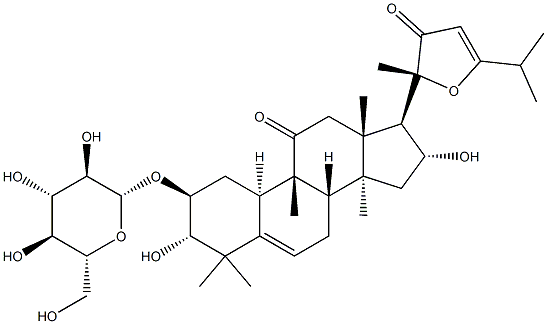 苦玄参苷X 结构式