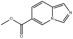 咪唑[1,5-A]吡啶-6-甲酸甲酯,139183-89-4,结构式