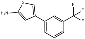 4-(3-(trifluoroMethyl)phenyl)thiophen-2-aMine Structure