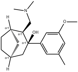 2-((diMethylaMino)Methyl)-3-(3-Methoxy-5-Methylphenyl)bicyclo[3.2.1]octan-3-ol,1392195-05-9,结构式
