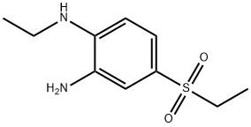N1-ETHYL-4-(ETHYLSULFONYL)BENZENE-1,2-DIAMINE, 1392208-51-3, 结构式