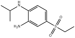 4-(ETHYLSULFONYL)-N1-ISOPROPYLBENZENE-1,2-DIAMINE, 1392211-20-9, 结构式