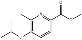 5-异丙氧基-6-甲基吡啶甲酸甲酯, 1392466-95-3, 结构式