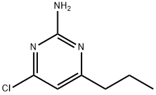 4-Chloro-6-propylpyriMidin-2-aMine 化学構造式