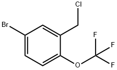 5-溴-2-(三氟甲氧基)苄氯 结构式