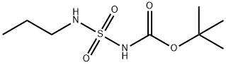 CarbaMic acid, N-[(propylaMino)sulfonyl]-, 1,1-diMethylethyl ester|TERT-BUTYL (1-PROPYL)AMINOSULFONYLCARBAMATE