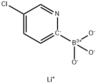 Lithium (5-chloropyridin-2-yl)trihydroxyborate,1393822-89-3,结构式