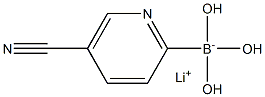 Lithium (5-cyanopyridin-2-yl)trihydroxyborate,1393822-91-7,结构式