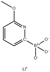 Lithium (6-methoxypyridin-2-yl)trihydroxyborate Structure