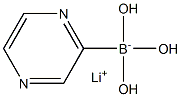 Lithium (pyrazin-2-yl)trihydroxyborate Structure