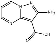2-氨基吡唑并[1,5-A]嘧啶-3-甲酸, 1394003-86-1, 结构式