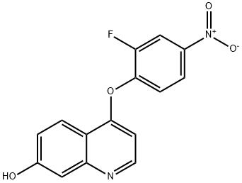 4-(2-fluoro-4-nitrophenoxy)quinolin-7-ol Structure