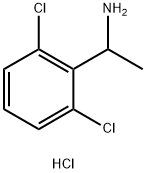 1-(2,6-dichlorophenyl)ethanaMine hydrochloride 化学構造式