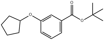 3-Cyclopentyloxy-benzoic acid tert-butyl ester,1394967-61-3,结构式