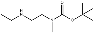 (2-EthylaMino-ethyl)-Methyl-carbaMic acid tert-butyl ester 结构式