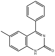 6-甲基-4-苯基喹唑啉-2(1H)-酮 结构式