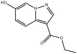 ETHYL 6-HYDROXYPYRAZOLO[1,5-A]PYRIDINE-3-CARBOXYLATE 结构式