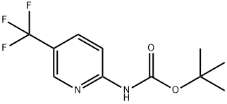 (5-(三氟甲基)吡啶-2-基)氨基甲酸叔丁酯 结构式