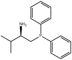 (2R)-1-(diphenylphosphino)-3-Methyl-2-ButanaMine 化学構造式
