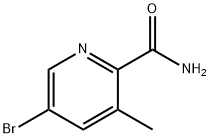 5-BroMo-3-Methylpyridine-2-carboxaMide Struktur