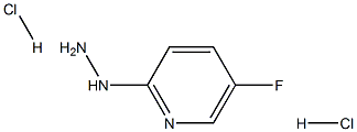 5-Fluoro-2-hydrazinylpyridine dihydrochloride Structure