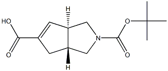 trans-2-Boc-hexahydro-cyclopenta[c]pyrrole-5-carboxylic acid