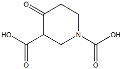 4-氧代-1,3-哌啶二羧酸 3-甲酯 1-苄酯, 140176-27-8, 结构式