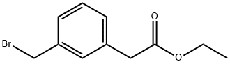 ethyl 2-(3-(broMoMethyl)phenyl)acetate 化学構造式