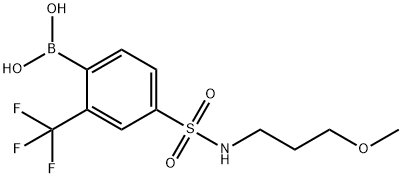 4-(N-(3-Methoxypropyl)sulfamoyl)-2-trifluoromethylphenylboronic acid