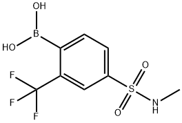 4-(N-Methylsulfamoyl)-2-trifluoromethylphenylboronic acid